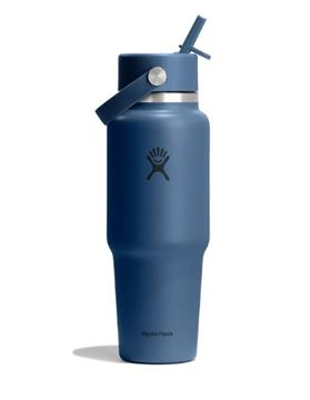 Picture of 32OZ WIDE FLEX STRAW TRAVEL BOTTLE HARBOUR BLUE